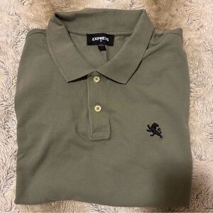 Express Men’s green XL polo